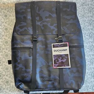 NWT Duchamp Foldover Rubberized Backpack